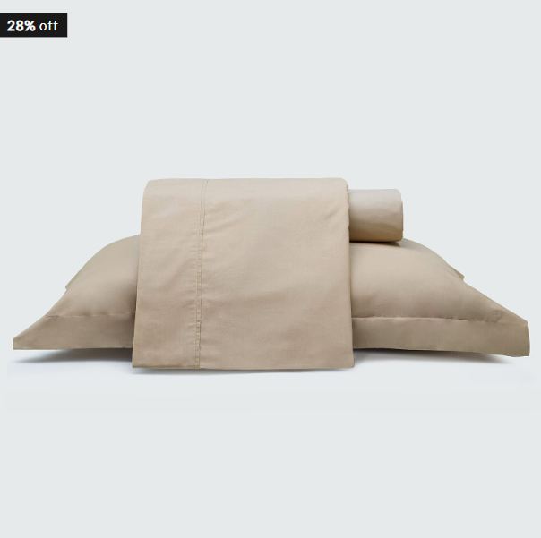 Jogo de Lençol Percal 100% Algodão Cristal